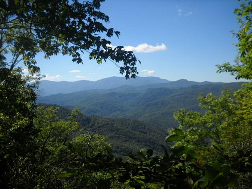 This is a view of the Big Hump two days later. We had hiked that far ...